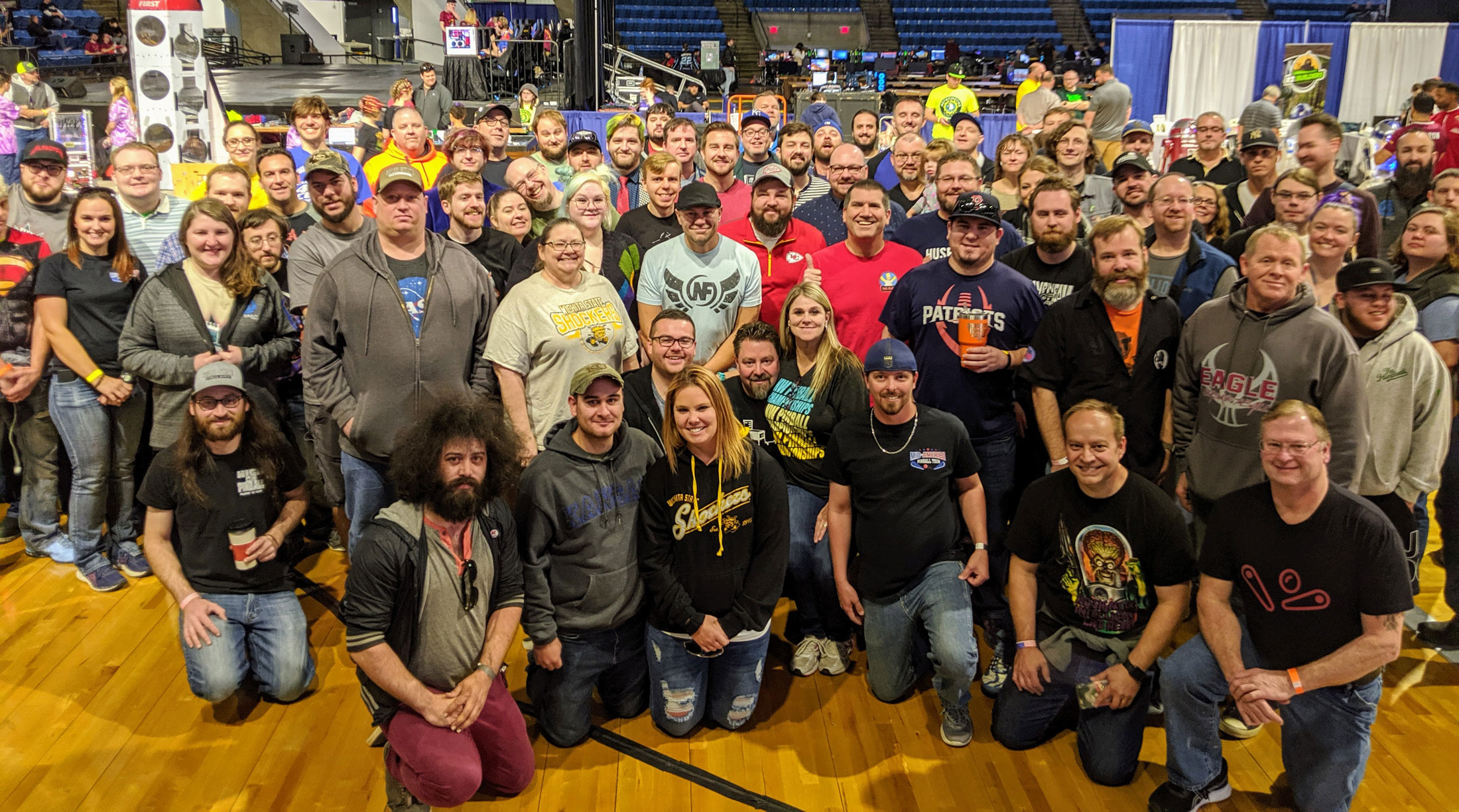 Players competing at KC pinball